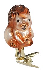 Young Squirrel<br>Inge-glas Clip-on Ornament